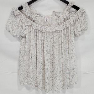 Melrose and Market Off the Shoulder Cropped Top